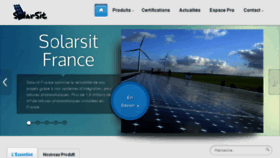 What Solarsit.fr website looked like in 2016 (7 years ago)