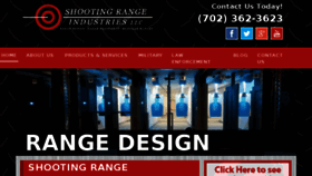 What Shootingrangeindustries.com website looked like in 2016 (7 years ago)