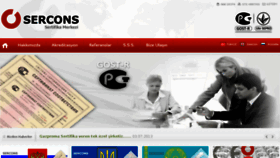 What Sercons.com.tr website looked like in 2016 (7 years ago)