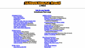 What Schoolhouserock.tv website looked like in 2016 (7 years ago)