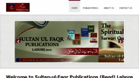 What Sultanulfaqrpublications.com website looked like in 2016 (7 years ago)