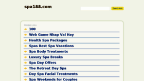 What Spa188.com website looked like in 2016 (7 years ago)