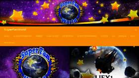 What Superfanworld.com website looked like in 2016 (7 years ago)