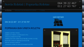What Servis-popravka-roletni.com website looked like in 2016 (7 years ago)