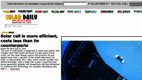 What Solardaily.com website looked like in 2016 (7 years ago)