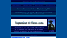 What September11news.com website looked like in 2016 (7 years ago)