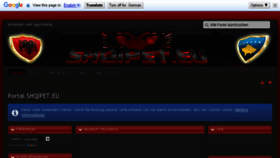 What Shqipet.eu website looked like in 2016 (7 years ago)