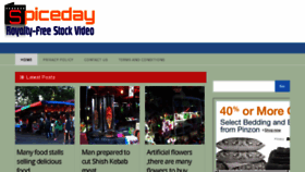 What Spiceday.com website looked like in 2016 (7 years ago)