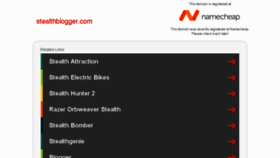 What Stealthblogger.com website looked like in 2016 (7 years ago)