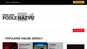 What Serialovamasina.cz website looked like in 2016 (7 years ago)