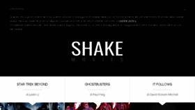 What Shakemovies.com website looked like in 2016 (7 years ago)