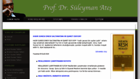 What Suleyman-ates.com website looked like in 2016 (7 years ago)