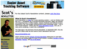 What Scotsnewsletter.com website looked like in 2016 (7 years ago)