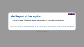 What Studie-punt.nl website looked like in 2016 (8 years ago)