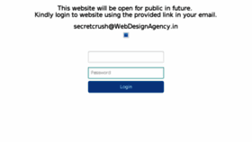 What Secretcrush.in website looked like in 2016 (7 years ago)