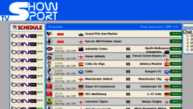 What Showsport-tv.com website looked like in 2016 (7 years ago)