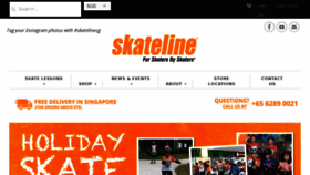 What Skateline.com.sg website looked like in 2016 (7 years ago)