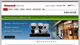 What Security.honeywell.com website looked like in 2016 (7 years ago)