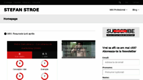What Stefanstroe.ro website looked like in 2016 (7 years ago)
