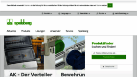What Spelsberg.de website looked like in 2016 (7 years ago)