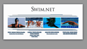 What Swim.net website looked like in 2016 (7 years ago)