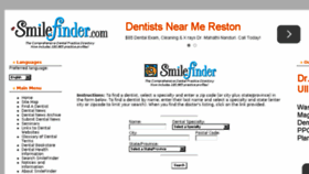 What Smilefinder.com website looked like in 2016 (7 years ago)