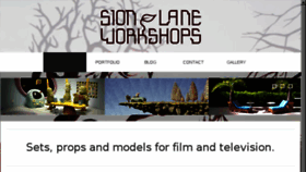 What Sionlane.co.uk website looked like in 2016 (7 years ago)