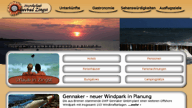 What Strandurlaub-ostseebad-zingst.de website looked like in 2016 (7 years ago)