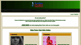 What Strippokerclub.com website looked like in 2016 (7 years ago)