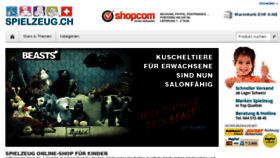 What Spielzeug.ch website looked like in 2016 (7 years ago)