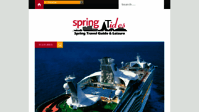 What Spring-tides.org website looked like in 2016 (7 years ago)