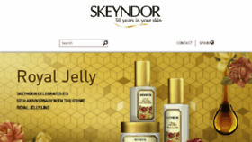 What Skeyndor.com website looked like in 2016 (7 years ago)