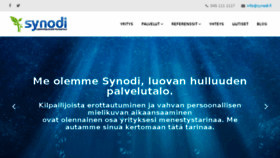 What Synodi.fi website looked like in 2016 (7 years ago)