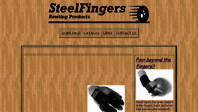 What Steelfingers.com website looked like in 2016 (7 years ago)
