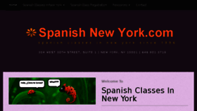 What Spanishnewyork.com website looked like in 2016 (7 years ago)