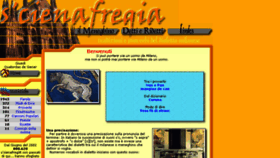 What Scienafregia.it website looked like in 2016 (7 years ago)