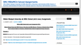 What Smumbaassignments.wordpress.com website looked like in 2016 (7 years ago)
