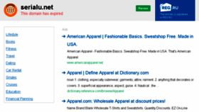 What Serialu.net website looked like in 2016 (7 years ago)