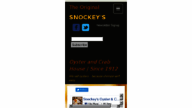 What Snockeys.com website looked like in 2016 (7 years ago)