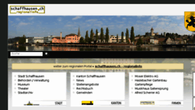 What Schaffhausen.ch website looked like in 2016 (7 years ago)