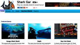 What Sharkgame.net website looked like in 2016 (7 years ago)