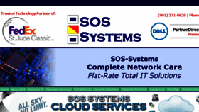 What Sos-systems.com website looked like in 2016 (7 years ago)