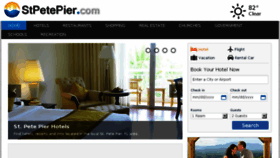 What Stpetepier.com website looked like in 2016 (7 years ago)