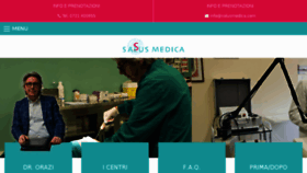 What Salusmedica.it website looked like in 2016 (7 years ago)