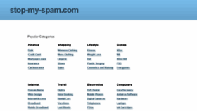 What Stop-my-spam.com website looked like in 2016 (7 years ago)