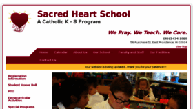 What Sacredheartepri.com website looked like in 2016 (7 years ago)