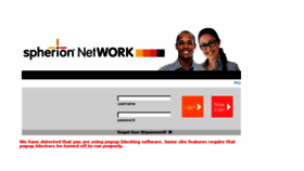 What Spherionnetwork.com website looked like in 2016 (7 years ago)