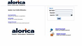 What Selfservice.alorica.com website looked like in 2016 (7 years ago)