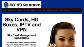 What Skyhdsolutions.com website looked like in 2016 (7 years ago)