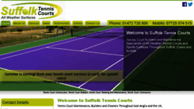 What Suffolktenniscourts.co.uk website looked like in 2016 (7 years ago)